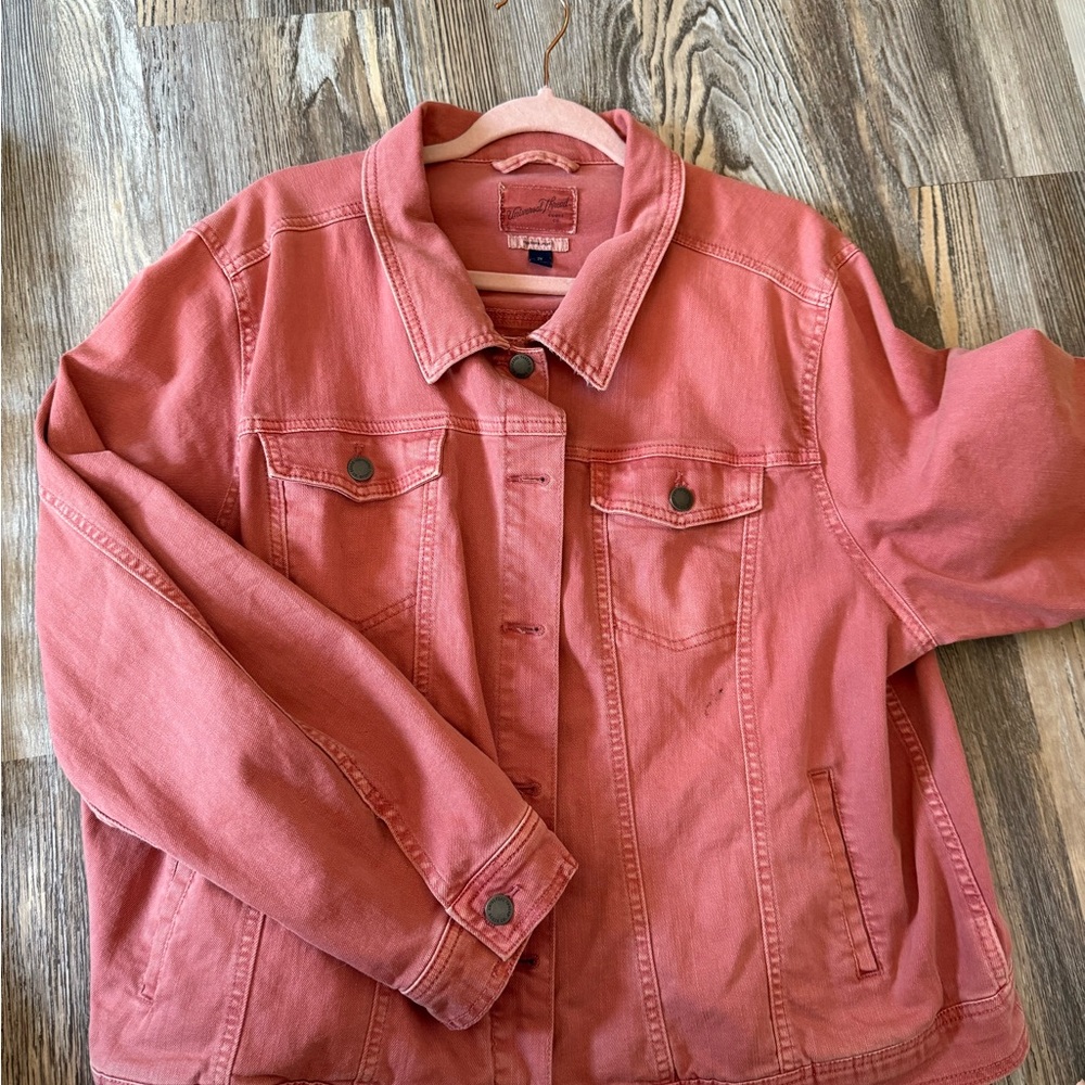 Women's mauve Denim Jacket